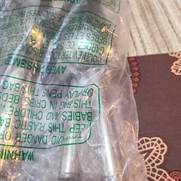 Eight Inch Stainless Steel Metal Utility Scoopers Set of 5 - Picture 5 of 6